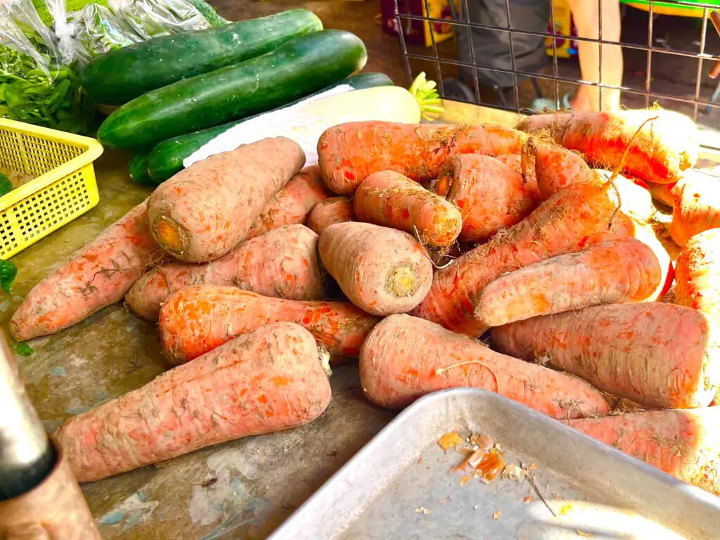Even a typhoon can’t save the carrots